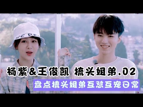 杨紫&王俊凯  小凯弟弟三擒三放 梳头姐弟组合正式成立YYDS