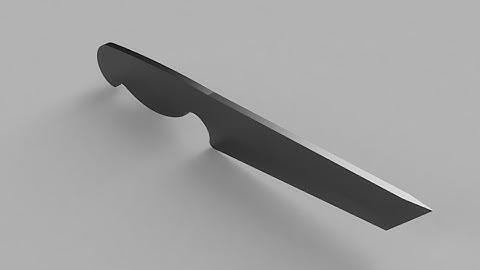 How to Draw a Knife Bevel - Fusion 360