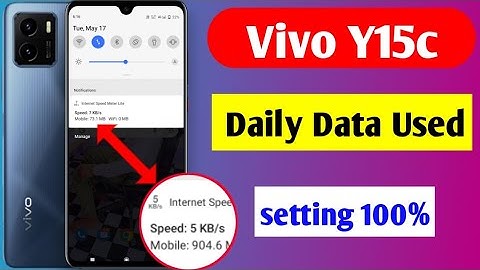 Vivo y15c me daily data use kaise dekhe | how to enable daily data used vivo y15c | vivo Y15c