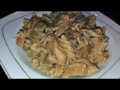 Βίντεο: Σπαγγέτι με κοτόπουλο σε κρεμώδη σάλτσα