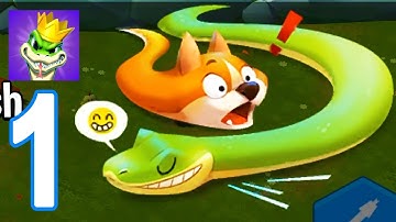 Snake Rivals - Gameplay Walkthrough Part 1 - Tutorial (iOS, Android)