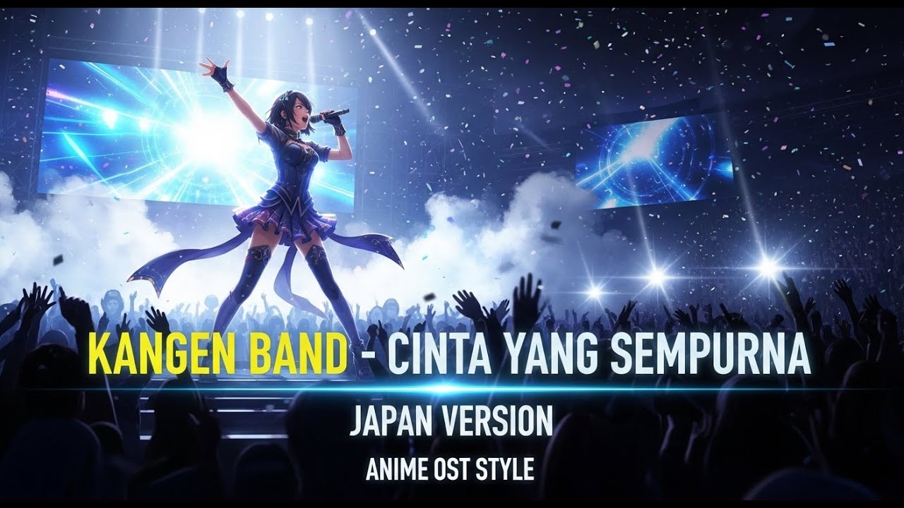 🎸 Kangen Band - Cinta yang Sempurna (完璧な愛) | OST Anime Japan Version | Gak Nyangka! Enak Banget! ✨