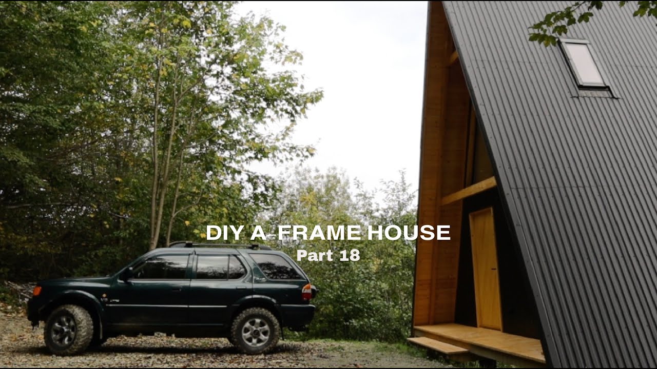 Як збудувати A-frame будинок своїми руками. Частина 18. Дренажне поле та водовідвід.