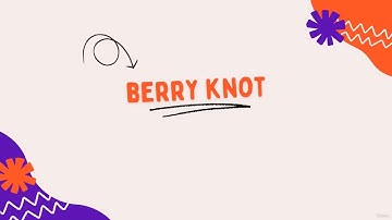 MACRAME TUTORIAL | BERRY KNOT LESSON -11 | BASIC MACRAME KNOTS BEGINNER (ENGLISH)