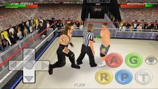 Wrestling revolution 3d Exhibition match #1 screenshot 1