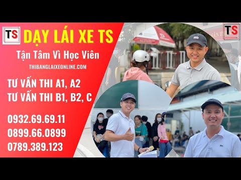 Video Tập xe thi thực hành bằng lái xe máy hạng A1 miễn phí... - youtube