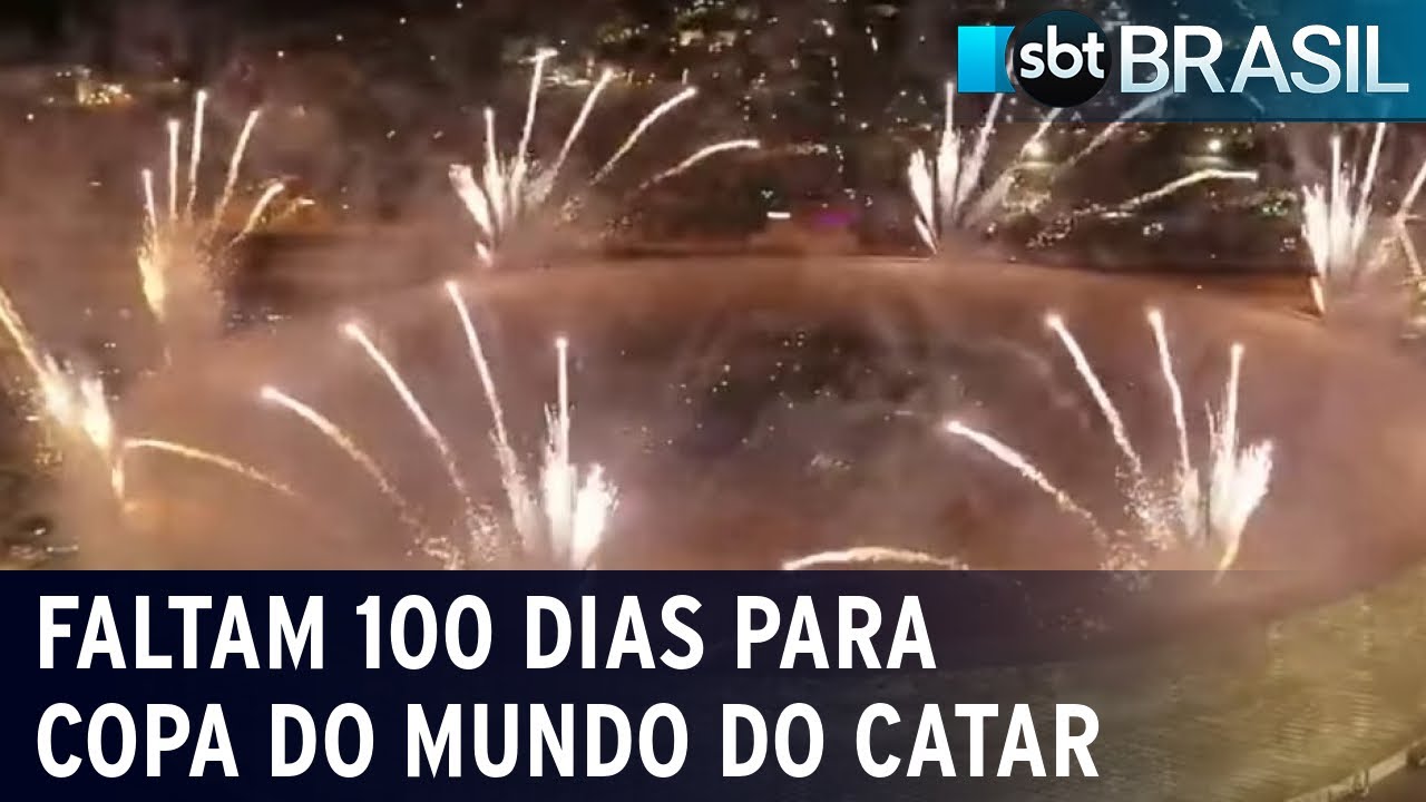 Faltam 100 dias para a Copa do Mundo do Catar | SBT Brasil (12/08/22)