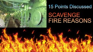 Scavenge Fire Reasons 💥🔥 | Important Points | Must Watch | #ScavengeFire #ScavengeSpace #EngineRoom