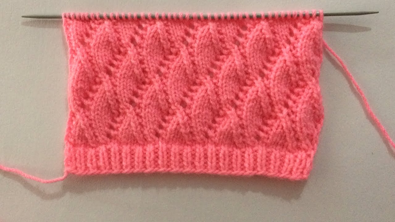 Very Beautiful Knitting Stitch Pattern For Ladies Sweater And Cardigan