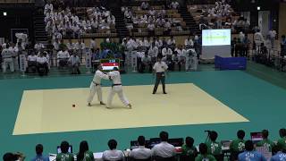 2018IH  男子柔道個人 100kg級 1回戦  辻 羽黒（山形県） 対 増田  名張（三重県）