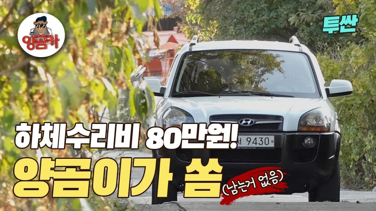 New Update 투싼 하체 털어드립니다