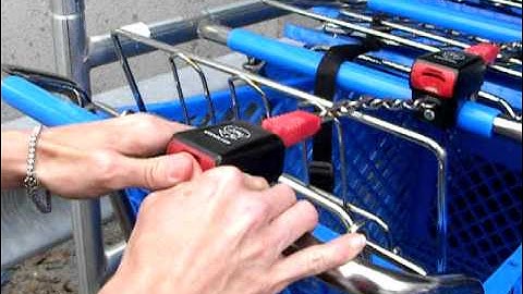 Shopping cart lock instructions