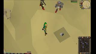 Getting 99 magic by telegrabbing an untrimmed HP cape to see what happens.