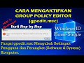 Download Lagu Cara Mengaktifkan Gpedit.msc pada Windows 10 Home Single Language