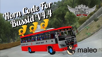 New Horn Code For Bussid V4.4 Download Now #bussid #bussidmods