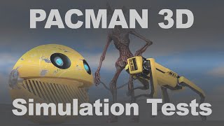PACMAN 3D – Multi-Entity Robotic Dynamics Test | C4D screenshot 4