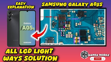 Samsung A05s/SM-A057 Display Light iC Problem Solutions,Samsung A05s/SM-A057 LCD Light Ways Jumper✅