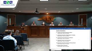 Cleveland County Commissioner reads Robert Queen's LoR