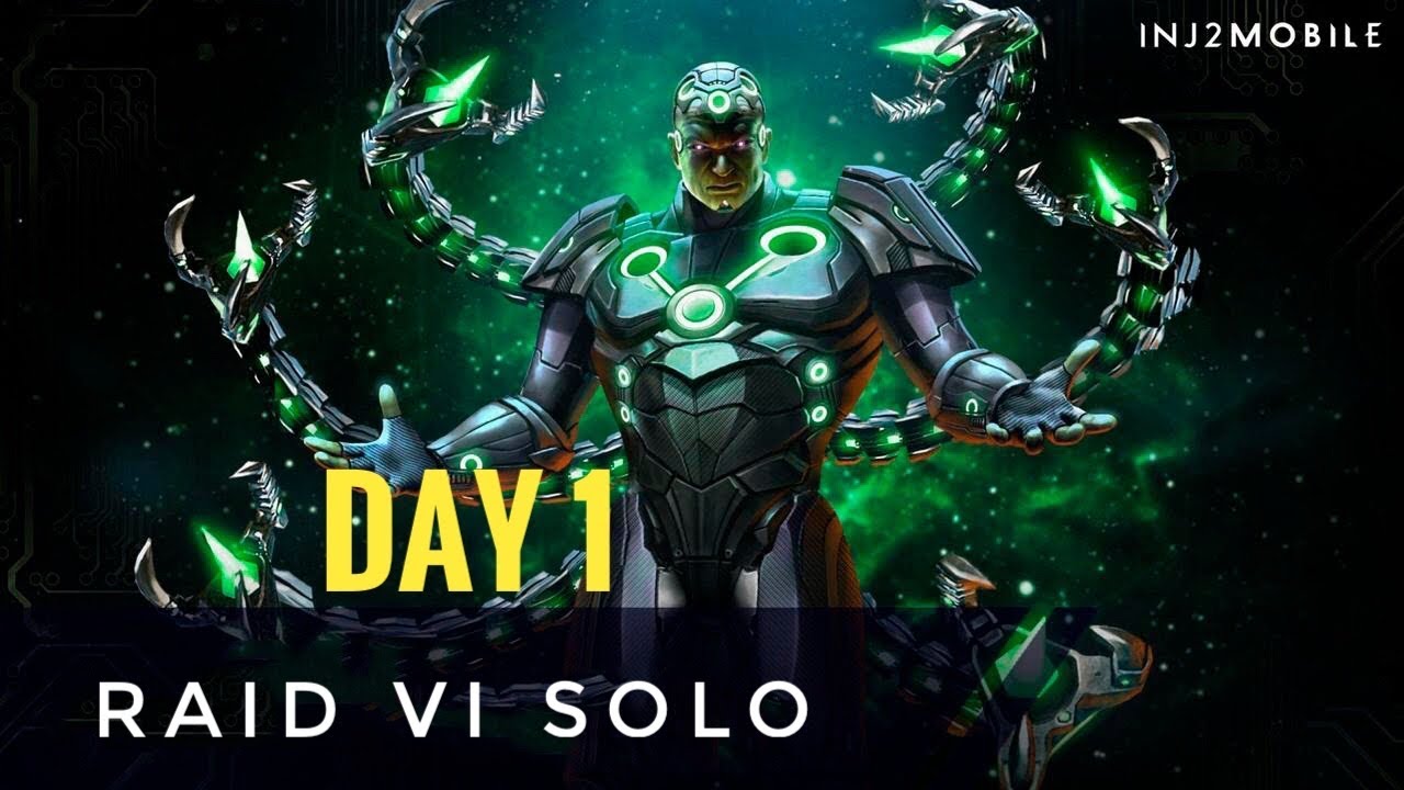 Injustice 2 Mobile Raid 6 Solo Youtube