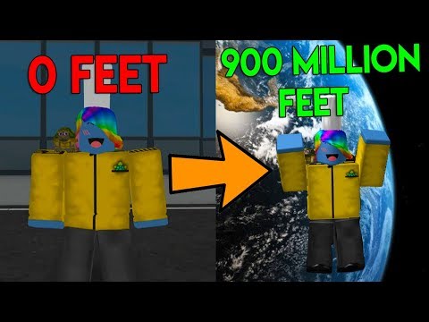 Roblox Cloud Jumping Simulator Jumping To The Moon Youtube