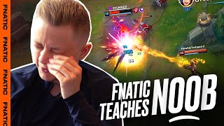 Rekkles coaches noob how to get out of Silver | Fnatic Teaches Noob Ep5