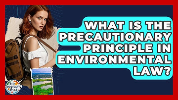 What Is The Precautionary Principle In Environmental Law? - The Geography Atlas