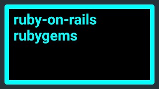 gem install rails doesn't do anything