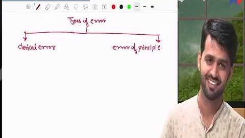 Rectification of errors part 1| CA Foundation | Nov 2019 | Quick revision |