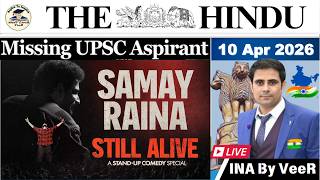 The Hindu Analysis Today | 10 April 2026 | NewsPaper Editorial Analysis | Samay Raina Still Alive screenshot 4