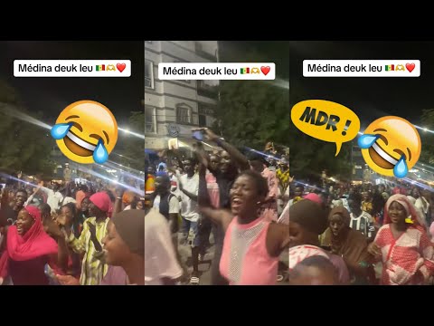 😂😂 Du jamais vu, À Médina les sénégalais jubilent après la défaite des Guinéens 😂😂