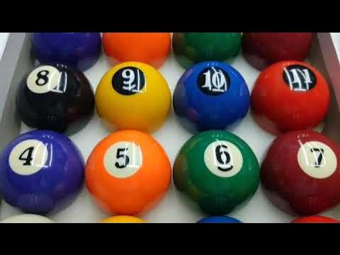 Jogo De Bolas De Bilhar Sinuca Snooker 50mm Bolão 54mm