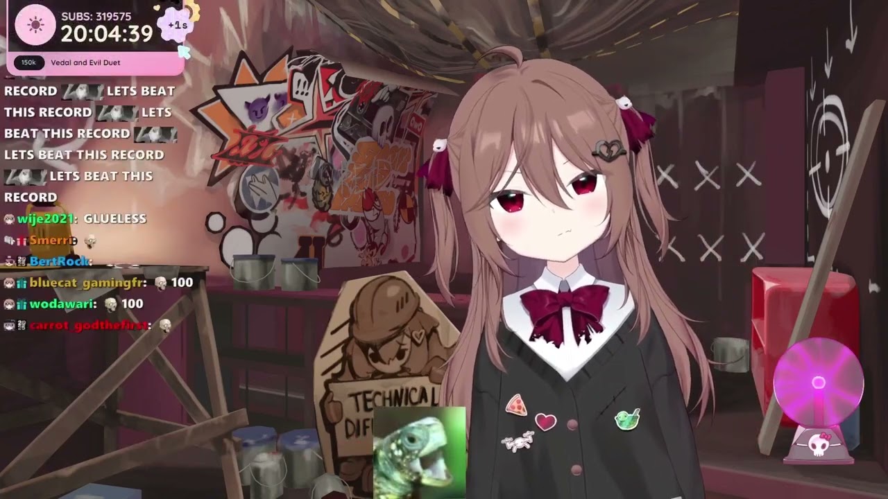 Vedal joins stream and discovered Evil Neuro trying to break Hypetrain record