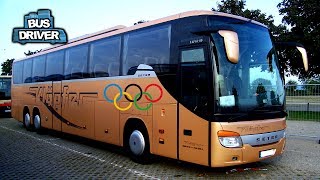 TRASPORTO ATLETI OLIMPICI IN HOTEL - BUS DRIVER - GAMEPLAY ITA screenshot 5