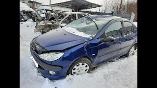 Peugeot 206 седан авторазбор. Купить бу запчасти для Пежо 20 седан можете у нас на Авторазборке