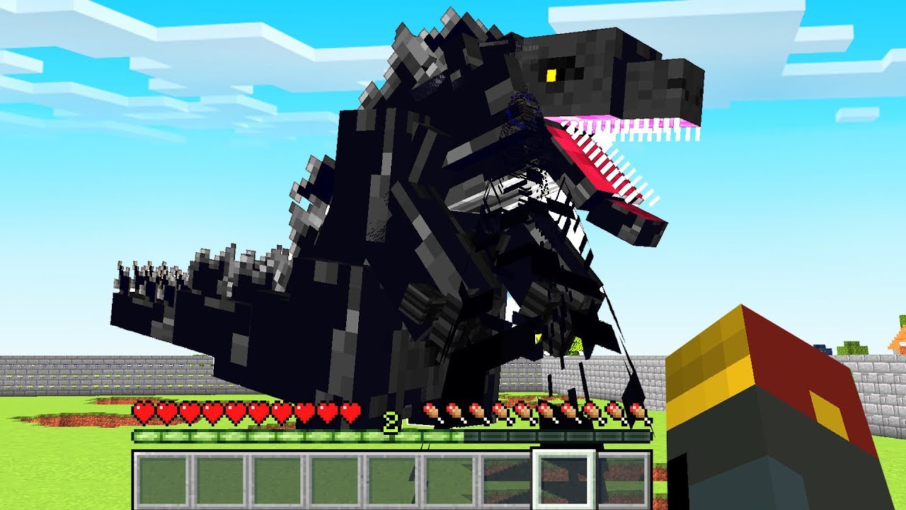 How to Summon GODZILLA in Minecraft (1 