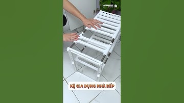 Kệ Để Đồ Nhà Bếp Thông Minh Homeco: Tối Ưu Không Gian Hiệu Quả #kededo #kenhabep #nhabep