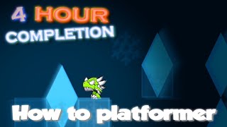 Geometry Dash - How to platformer by thearmyants (FULL run w/mic) (Extreme Demon Platform)