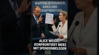 Weidel konfrontiert Merz LIVE 🔥 Politisches Beben im Studio!
