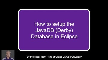 HOWTO - Setup JavaDB in Eclipse