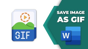 How to save image from word as a gif