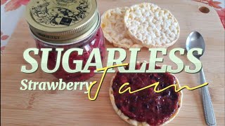 Sugarless Strawberry Jam _ Μαρμελάδα φράουλας χωρίς ζάχαρη Resimi