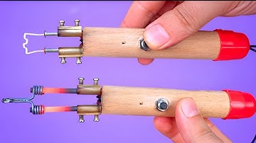 Amazing Mini Soldering Tools made withrecyclable materials#tips