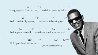 Chords for You Don't Know Me (Ray Charles)