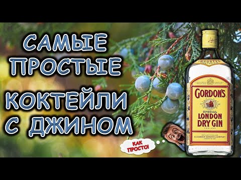 Самые простые коктейли с ДЖИНОМ