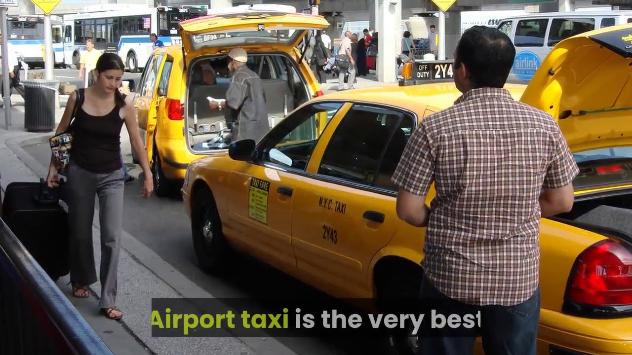 He took a taxi