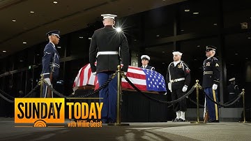 Jimmy Carter lies in repose after procession through Georgia