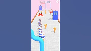OMG Game! Ice-cream Stack Run🍦Level-28 #icecreamrun #shorts