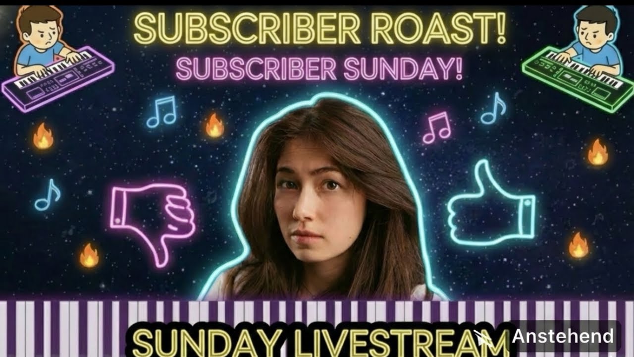 Subscriber Sunday ROAST - Reacing to your Piano Playing Live