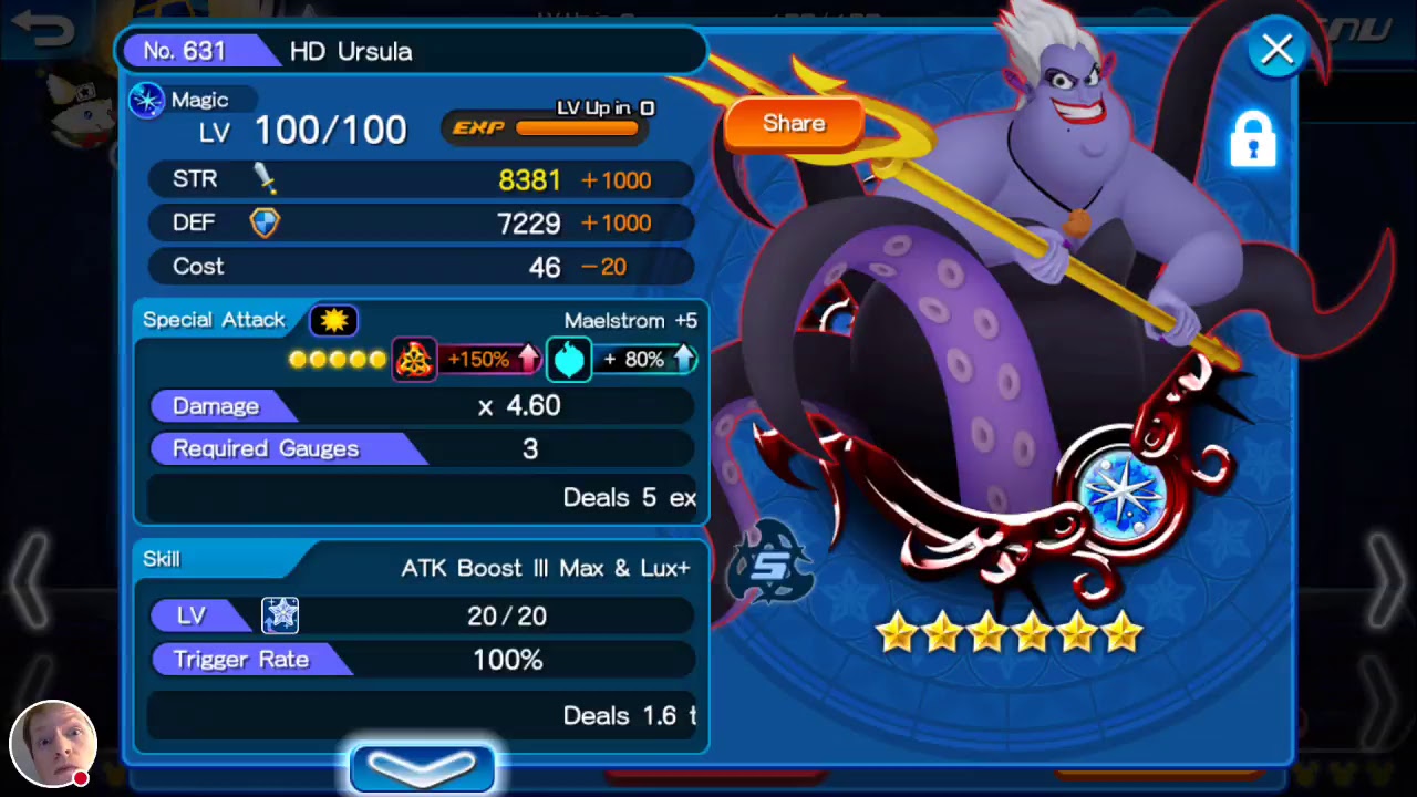 Mikey Showcasing HD Ursula (150% Guilt With AB3 Max & Lux Plus Skill)