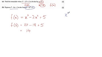 2007 Jan C1 Question 1